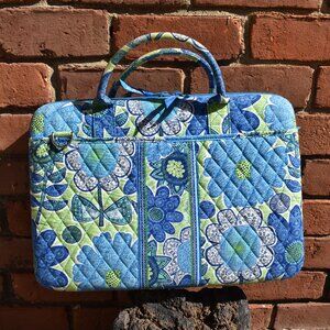 Vera Bradley Doodle Daisy Hard Sided Computer Case